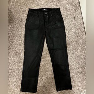Paige straight ankle coated jeans